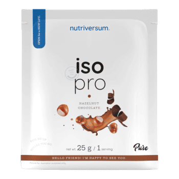 ISO PRO - 25 g - czekolada z orzechami laskowymi - Nutriversum