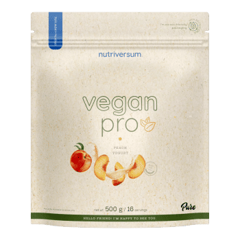 Vegan Pro - 500 g - jogurt brzoskwiniowy - Nutriversum