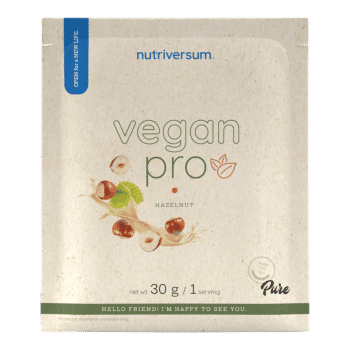 Vegan Pro - 30 g - orzech laskowy - Nutriversum