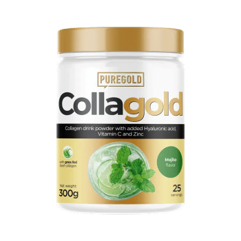 CollaGold Marha és Hal kollagén italpor hialuronsavval - Mojito - 300g - PureGold