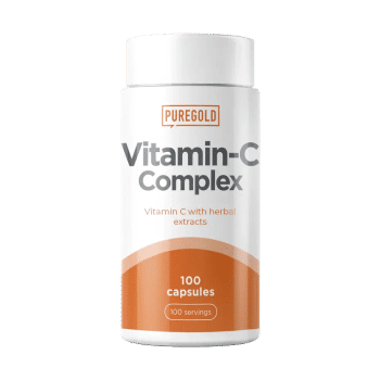 Vitamina C-Complex cu extracte de plante - 100 capsulă - PureGold