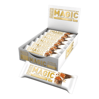 Baton proteinowy Magic Bar - Czekolada i ciasteczka - Pudełko 24x45g - PureGold