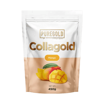 CollaGold Napój kolagenowy z wołowiny i ryb w proszku z kwasem hialuronowym - Mango - 450g - PureGold