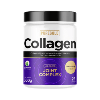 Collagen Marha + Joint Complex kollagén italpor - Málna - 300g - PureGold