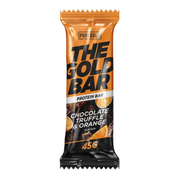 Baton proteinowy Gold Bar - Czekolada & Trufla & Pomarańcza - 45g - PureGold