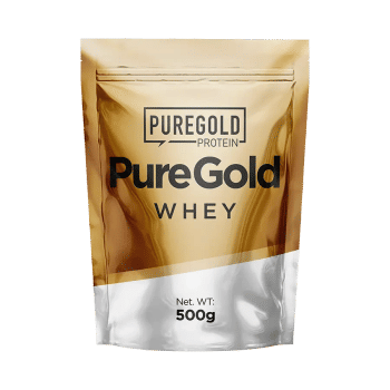 Whey Protein fehérjepor - 500 g - PureGold - eper