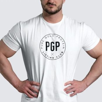 Herren Pure Gold Lifting Club Weiß - XL