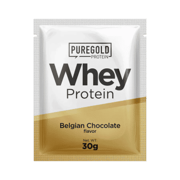 Białko serwatkowe w proszku - 30 g - Belgijska czekolada PureGold