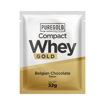 Compact Whey Gold białko w proszku - 32 g - - Belgijska czekolada PureGold