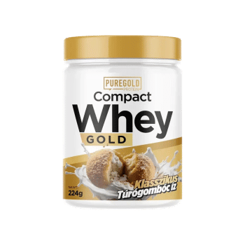 Compact Whey Gold fehérjepor 224 g - klasszikus túrógombóc - PureGold