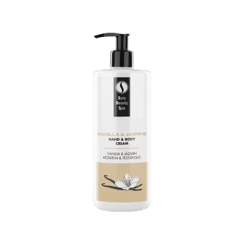 Nawilżający krem do rąk i ciała - Wanilia i jaśmin - 500ml - Sara Beauty Spa