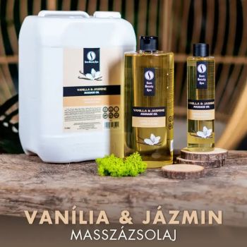 Olejek do masażu wanilia i jaśmin - 250ml - Sara Beauty Spa