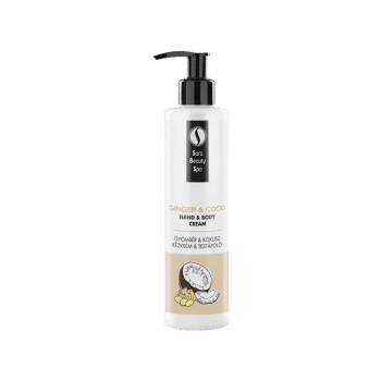Hidratáló kézkrém és testápoló - Gyömbér és Kókusz - 250ml  - Sara Beauty Spa