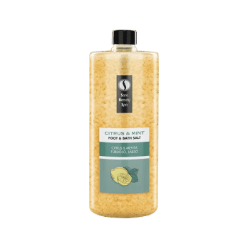 Frissítő Fürdősó és Lábáztató Só - Citrus és Menta - 1320g - Sara Beauty Spa