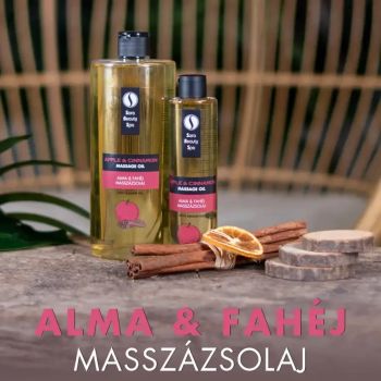 Alma és Fahéj masszázsolaj - 250ml - Sara Beauty Spa