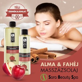 Olejek do masażu Jabłko i Cynamon - 1000ml - Sara Beauty Spa