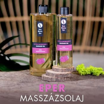 Truskawkowy olejek do masażu - 1000ml - Sara Beauty Spa