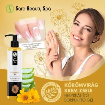 Kremowy żel nagietkowy (z aloesem) - 250ml - Sara Beauty Spa