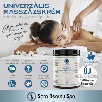 Uniwersalny krem do masażu - 1000ml - Sara Beauty Spa