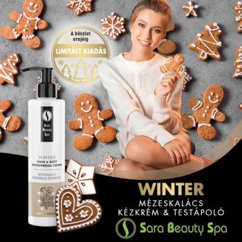 Cremă hidratantă de mâini și loțiune de corp - Parfum de turtă dulce - 250ml - Sara Beauty Spa