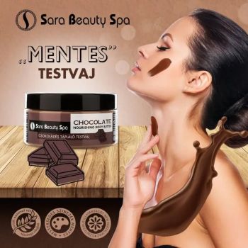 Csokoládés tápláló testvaj - 300g - Sara Beauty Spa