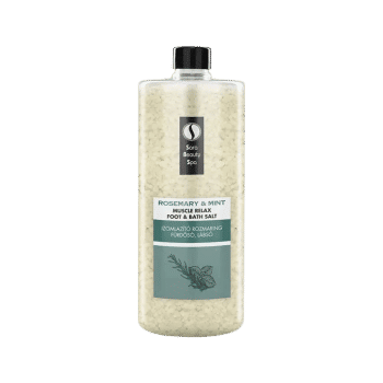 Izomlazító fürdősó és lábáztató só - Rozmaring és Wintergreen - 1320g - Sara Beauty Spa