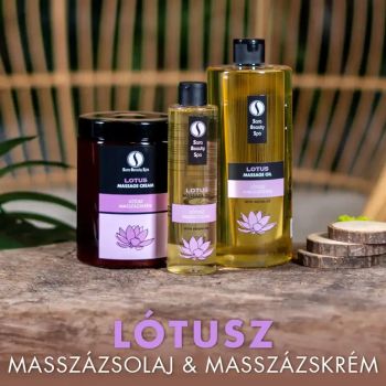 Olejek do masażu z lotosem i lilią wodną - 1000ml - Sara Beauty Spa