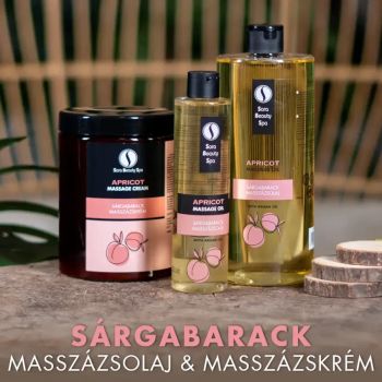 Aprikosen-Massageöl - 250ml - Sara Beauty Spa