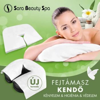 Einweg-Kopfstützentuch mit U-Ausschnitt - 100 Stück - Sara Beauty Spa