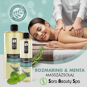 Borsmenta - rozmaring masszázsolaj - 1000ml - Sara Beauty Spa