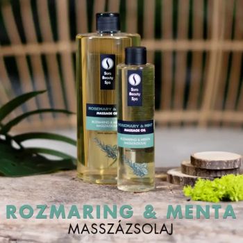 Olejek do masażu mięta pieprzowa - rozmaryn - 1000ml - Sara Beauty Spa