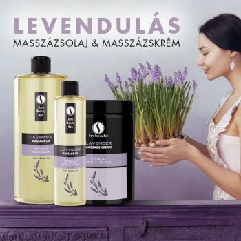 Lawendowy olejek do masażu - 250ml - Sara Beauty Spa
