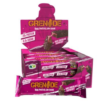 High Protein Bar Étcsokoládés Málna - 60g - GRENADE