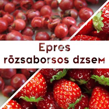 Epres rózsaborsos dzsem - 190 ml - Tündérnektár