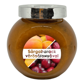 Sárgabarack vörösáfonyával - 190 ml - Tündérnektár
