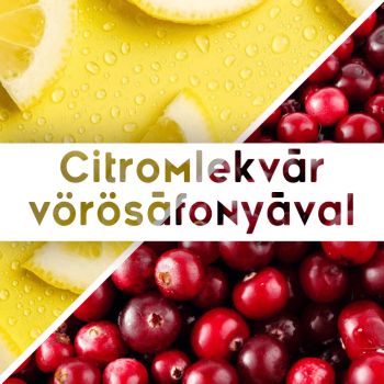 Citromlekvár vörösáfonyával - 190 ml - Tündérnektár