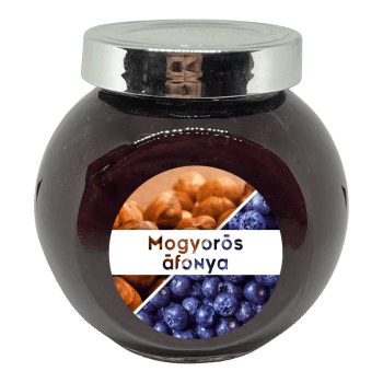 Mogyorós áfonya lekvár - 190 ml - Tündérnektár