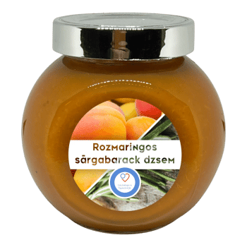 Rozmaringos sárgabarack dzsem - steviával - 190 ml - Tündérnektár