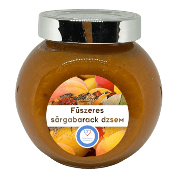 Pikante Aprikosenmarmelade - für Diabetiker - 190 ml - Tündérnektár