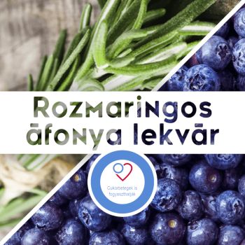 Rozmaringos áfonya lekvár - cukorbetegeknek - 190 ml - Tündérnektár