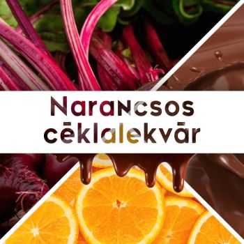 Narancsos céklalekvár csokoládéval - 190 ml - Tündérnektár