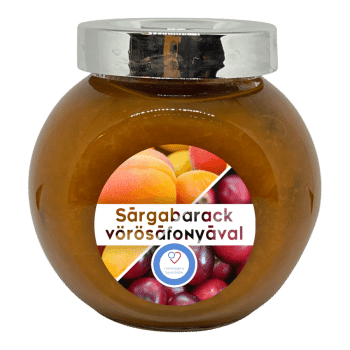 Sárgabarack vörösáfonyával - gyümölcscukorral - 190 ml - Tündérnektár