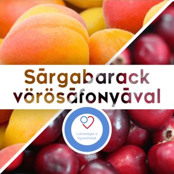 Sárgabarack vörösáfonyával - gyümölcscukorral - 190 ml - Tündérnektár