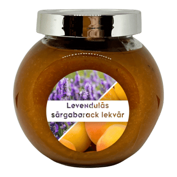 Levendulás sárgabarack lekvár - 190 ml - Tündérnektár