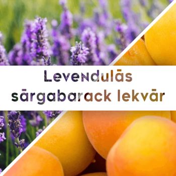 Levendulás sárgabarack lekvár - 190 ml - Tündérnektár