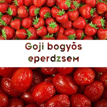 Goji bogyós eperdzsem - 190 ml - Tündérnektár