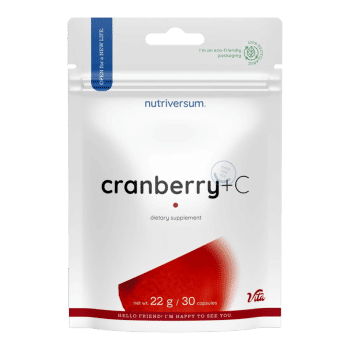 Cranberry + C - 30 kapszula - Nutriversum