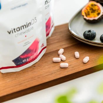 Witamina D3 tabletka do żucia - 60 tabletek do żucia - Nutriversum