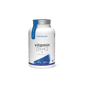 Vitamin D3 + K2 kapszula 120 db - Nutriversum