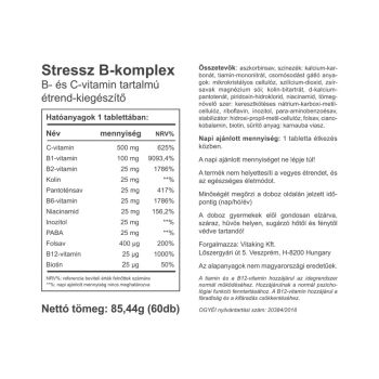 Stressz B-complex - 60 tabletta - Vitaking
